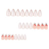 12 Sizes-24 Pcs Press On Nails JP3928