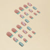 12 Sizes-24 Pcs Press On Nails Y041