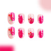 12 Sizes-24 Pcs Press On Nails C463