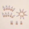 12 Sizes-24 Pcs Press On Nails Z646