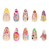 12 Sizes-24 Pcs Press On Nails JP3468