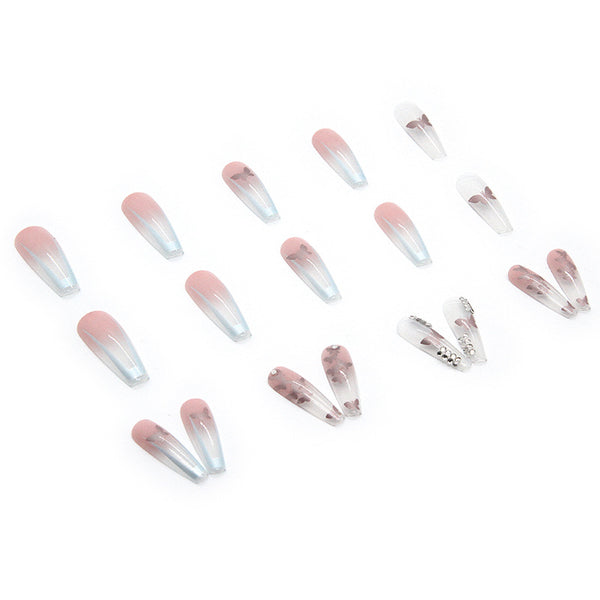 12 Sizes-24 Pcs Press On Nails Z298