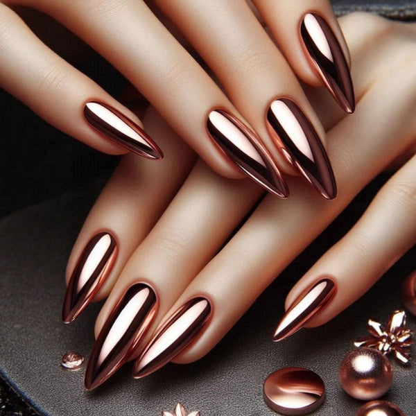 12 Sizes-24 Pcs Press On Nails HC-014-24