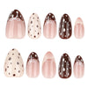 12 Sizes-24 Pcs Press On Nails JP4187