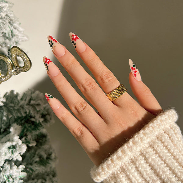 12 Sizes-24 Pcs Press On Nails JP1918