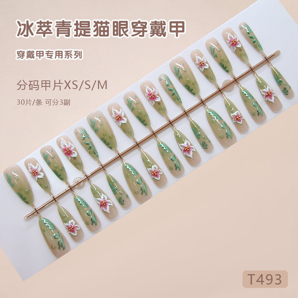 30 Pcs Press On Nails Z1393