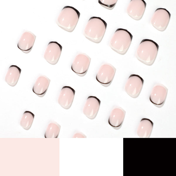 12 Sizes-24 Pcs Press On Nails JP1756