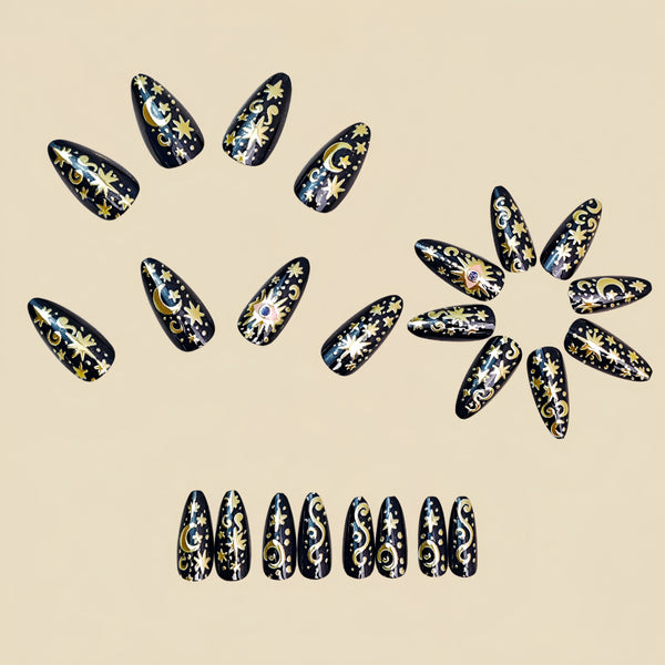 12 Sizes-24 Pcs Press On Nails Y1944