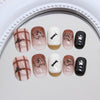 12 Sizes-24 Pcs Press On Nails R901