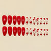 12 Sizes-24 Pcs Press On Nails Y1673