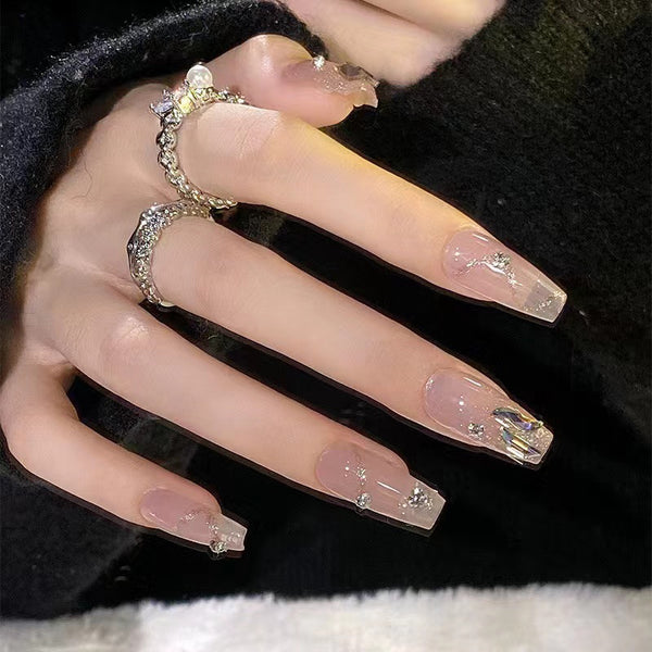 12 Sizes-24 Pcs Press On Nails Z856