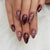 12 Sizes-24 Pcs Press On Nails W1061