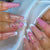 12 Sizes-24 Pcs Press On Nails Z669