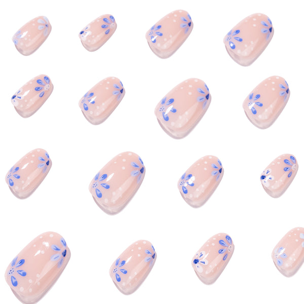 12 Sizes-24 Pcs Press On Nails JP4403