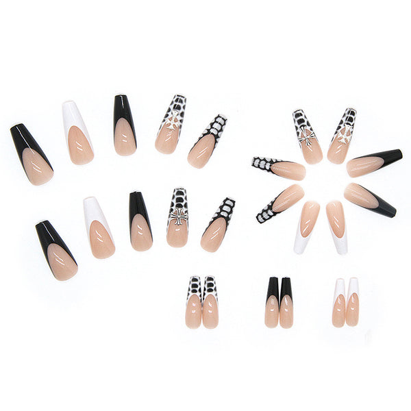 12 Sizes-24 Pcs Press On Nails Z361