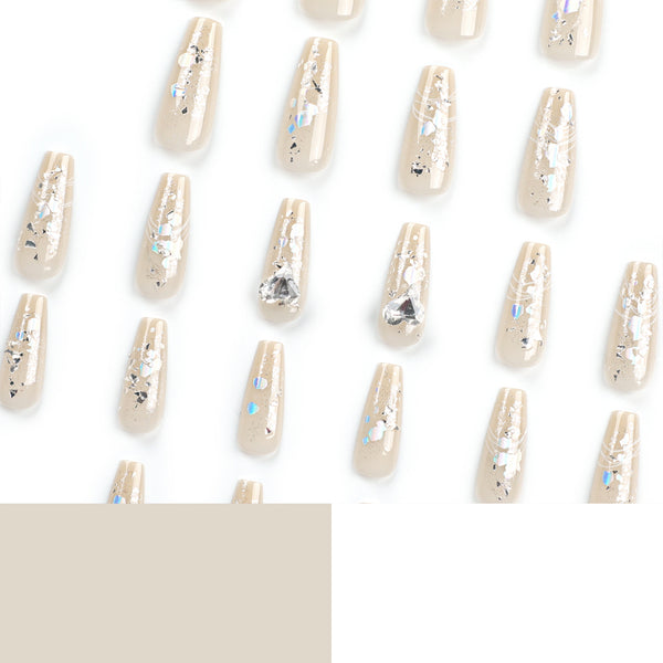 12 Sizes-24 Pcs Press On Nails JP2913