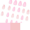 12 Sizes-24 Pcs Press On Nails JP3913