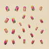 12 Sizes-24 Pcs Press On Nails Y091