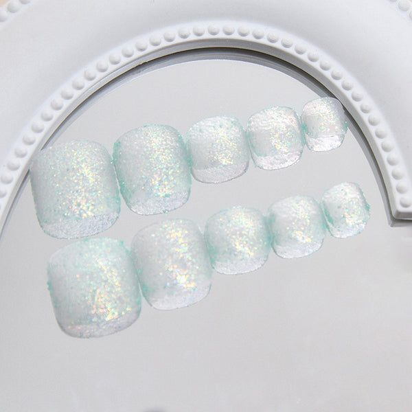 12 Sizes-24 Pcs Press On Nails F151