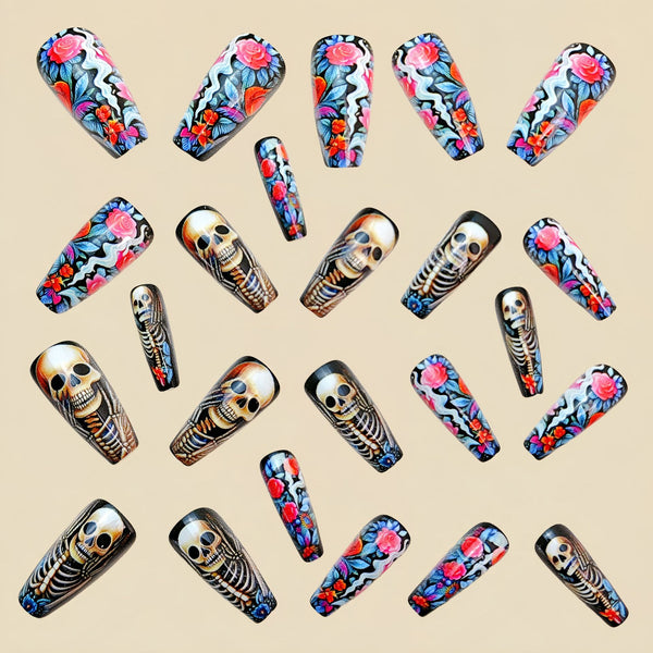 12 Sizes-24 Pcs Press On Nails Y969