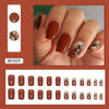 12 Sizes-24 Pcs Press On Nails W1029