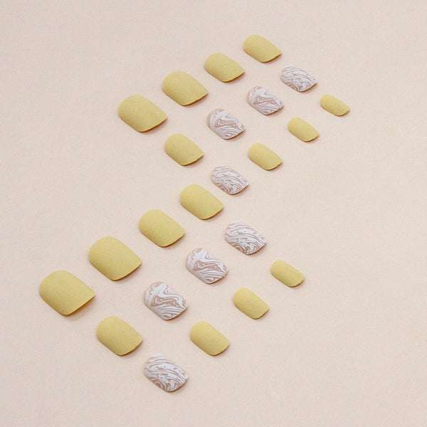 12 Sizes-24 Pcs Press On Nails W1147