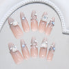 12 Sizes-24 Pcs Press On Nails My227