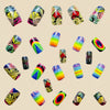 12 Sizes-24 Pcs Press On Nails Y577