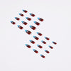 12 Sizes-24 Pcs Press On Nails JP1424