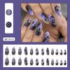 12 Sizes-24 Pcs Press On Nails W1910