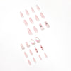 12 Sizes-24 Pcs Press On Nails JP1366