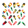 12 Sizes-24 Pcs Press On Nails Y956