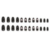 12 Sizes-24 Pcs Press On Nails W1512