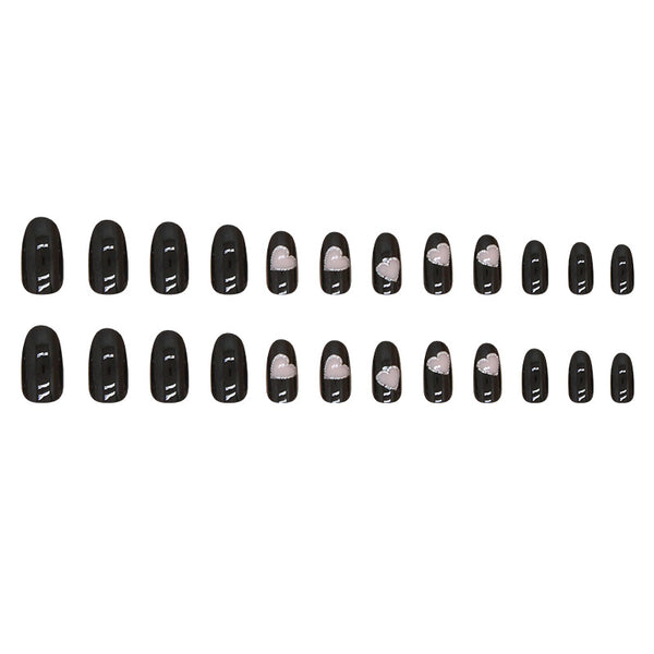 12 Sizes-24 Pcs Press On Nails W1512