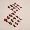 12 Sizes-24 Pcs Press On Nails Z833