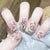 12 Sizes-24 Pcs Press On Nails R639