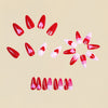 12 Sizes-24 Pcs Press On Nails Y1673