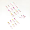 12 Sizes-24 Pcs Press On Nails JP1119