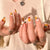 12 Sizes-24 Pcs Press On Nails JP1611