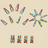 12 Sizes-24 Pcs Press On Nails Y735