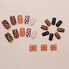 12 Sizes-24 Pcs Press On Nails W1853