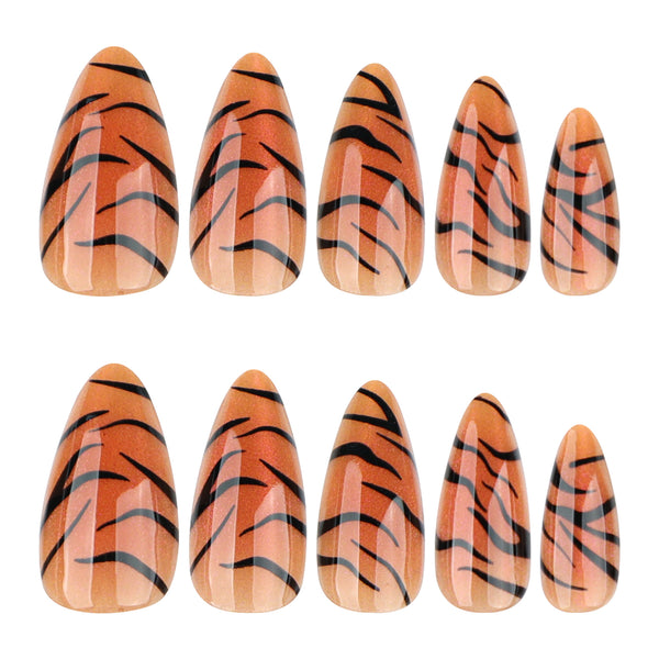 12 Sizes-24 Pcs Press On Nails JP4145