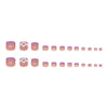 12 Sizes-24 Pcs Press On Nails F176