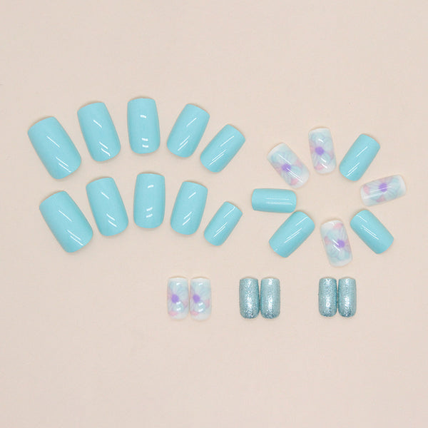 12 Sizes-24 Pcs Press On Nails W542