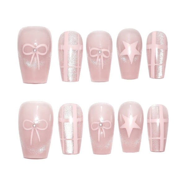 12 Sizes-24 Pcs Press On Nails nail-accessory