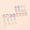 12 Sizes-24 Pcs Press On Nails W1800