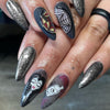 12 Sizes-24 Pcs Press On Nails W1007