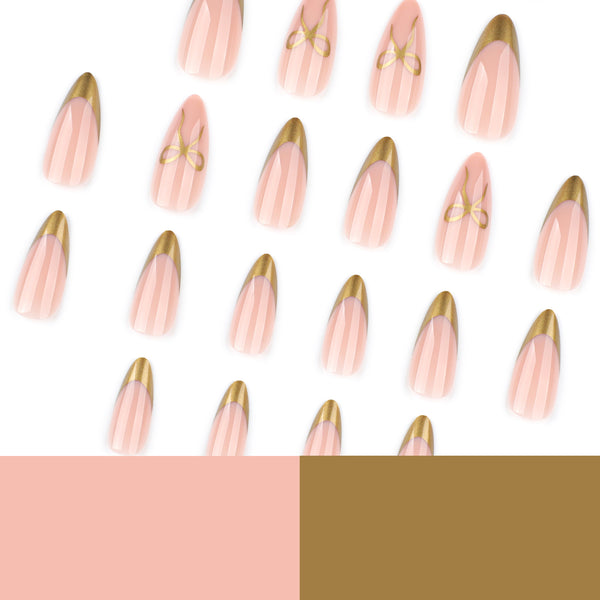 12 Sizes-24 Pcs Press On Nails JP3840