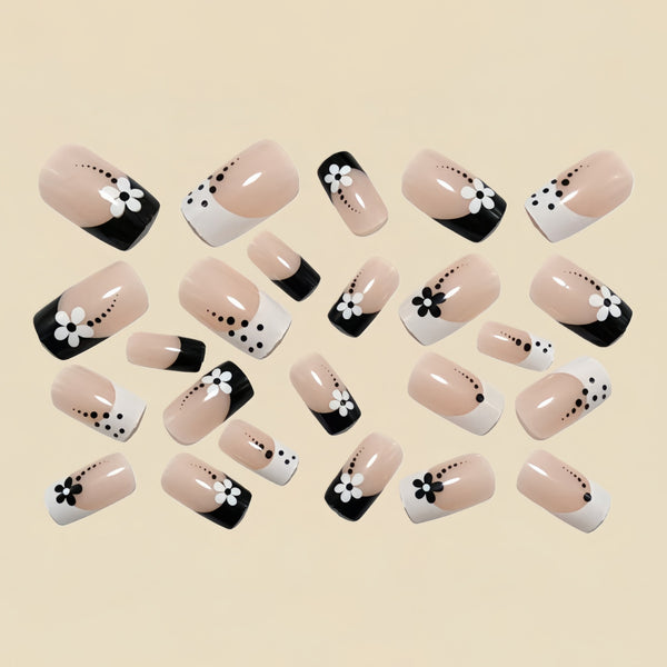 12 Sizes-24 Pcs Press On Nails y1570