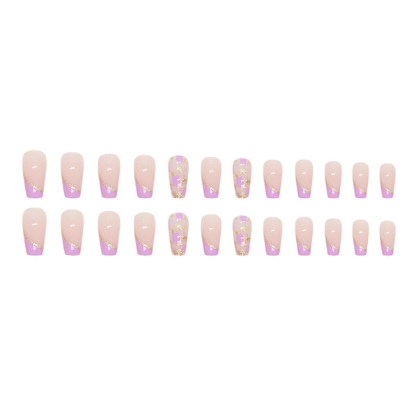 12 Sizes-24 Pcs Press On Nails W634